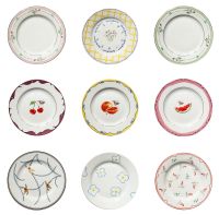 【CW】 Dinner Plate Food Tableware DIshes  Dessert Bowl Salad Steak Trays Household T