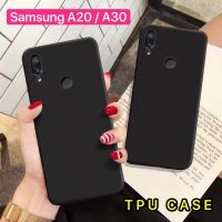 [ส่งจากไทย] Case Samsung Galaxy A20 เคสซัมซุงเอ20 เคสซีลีโคน เคสนิ่ม สีดำ Samsung galaxy A20 Case