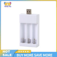 กล่องชาร์จ3ช่องแบบ Usb เครื่องชาร์จแบตเตอรี่1.2V ดับเบิลเอทริปเปิลเอเครื่องชาร์จแบตเตอรี่ชาร์จได้ Ni-Cd