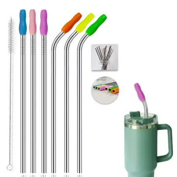 Extra Long Metal Replacement Straws For Stanley Adventure Travel