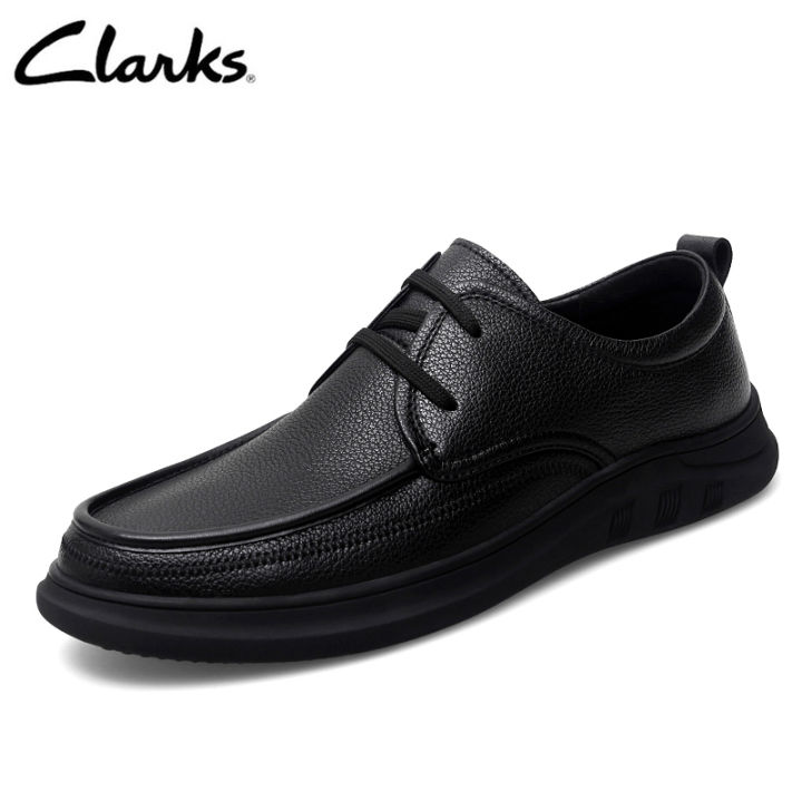 clarks-รองเท้าหนังแท้-cambro-lace-casual