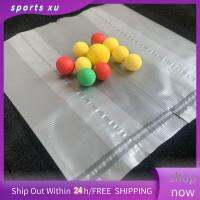 SPORTS XU 100PCS PVA ิ กระเป๋าใส่เหยื่อตกปลาคาร์พ โปร่งใสโปร่งใส ฟิล์มนูน ตาข่ายเหยื่อ PVA เครื่องมือสำหรับตกปลา ละลายได้อย่างรวดเร็ว อุปกรณ์กระเป๋าตกปลา ปลาคาร์พตกปลา