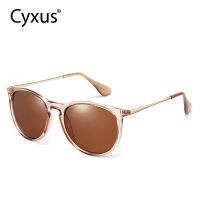 [ใหม่] Cyxus แว่นกันแดดโพลาไรซ์สำหรับผู้หญิงผู้ชายแฟชั่น Shades ป้องกันรังสียูวีโลหะ PC กรอบแว่นตา TAC เลนส์แว่นตาอาทิตย์ 1062