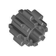 Lego Technic part (ชิ้นส่วนเลโก้) No.10928 Gear 8 Tooth with Dual Face