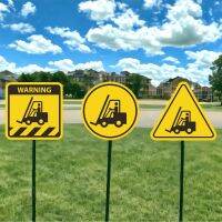 [FudFudAR] ฝุด-ฝุด-อะ BEWARE FORKLIFT SIGN ระวัง โฟล์คลิฟท์ รถโฟล์คลิฟท์ DANGER อันตราย ป้ายเตือน WARNING SIGN ป้ายพลาสวูดหนา 6-10มม. ทนแดด-ฝน / ออกใบกำกับภาษีได้