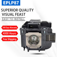 เปลี่ยนหลอดไฟโปรเจคเตอร์สำหรับ Elplp87สำหรับ Epson Brightlink 536wi 2040 Powerlite 2140WEb-520530525W535W V13h010l87