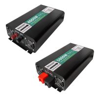 Ygdgs อินเวอร์เตอร์เพียวไซน์เวฟอินเวอร์เตอร์12V 24V 48V DC เป็น AC 110V 220V 4000W 5000W หม้อแปลงแรงดันไฟฟ้าแปลงไฟ LED พลังงานแสงอาทิตย์แบบพกพา