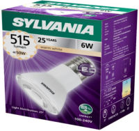 SYLVANIA หลอดไฟ LED Par20 แสงวอร์มไวท์  RefLED PAR20 6W 2700K V3