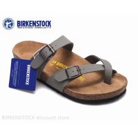 【Original】Birkenstock Mayari Mens/Female Classic Cork Frosted Grey Sandals Slippers 34-46