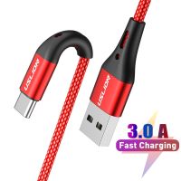 Uslion 3a Usb Type C สายสำหรับข้อมูลที่ชาร์จ Samsung โทรศัพท์ Xiaomi Galaxy 2M Redmi 7ชาร์จ S9มือถือ S10 1M บันทึกเร็ว