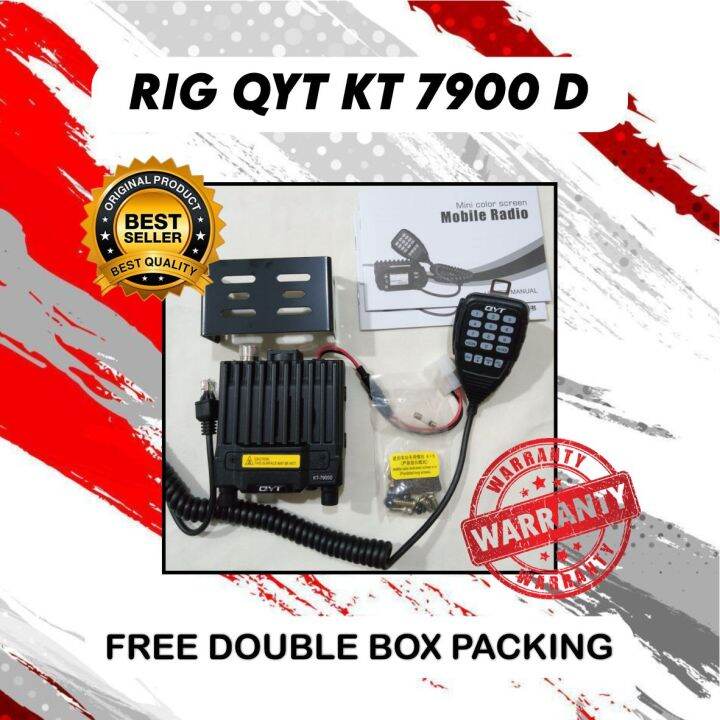 Mini RIG QYT KT7900D 4 Band Quad VHF UHF KT 7900D 7900 D Mobile Radio ...