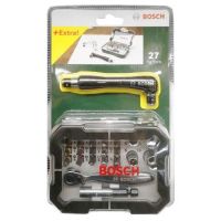 ( Pro+++ ) สุดคุ้ม BOSCH ชุดหัวไขควงพร้อมชุดมินิบล็อกขันน็อต 27 ชิ้น 2607017392 ราคาคุ้มค่า สว่าน สว่าน ไร้ สาย สว่าน ไฟฟ้า สว่าน เจาะ ปูน