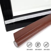 Under Door Sealing Strip Door Gap Plug Wind Blocking Strip Door Bottom Anti-Cold One Side Gap Blocker Foam Sealed Weather Strips Decorative Door Stops