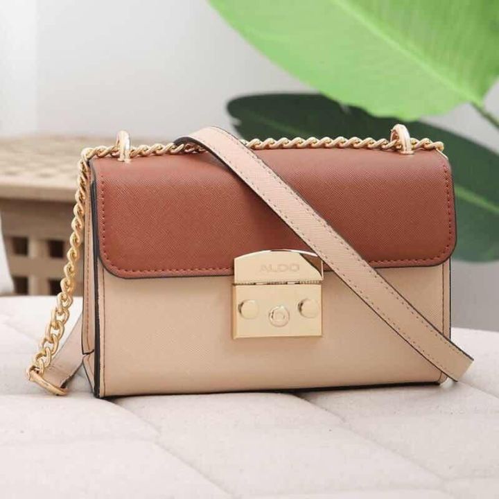 ALDO PUSHLOCK BOXY CROSSBODY BAG