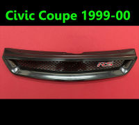 (ดำเงา) กระจังหน้า Civic Coupe 1999 2000 Mugen (ส่งฟรี)