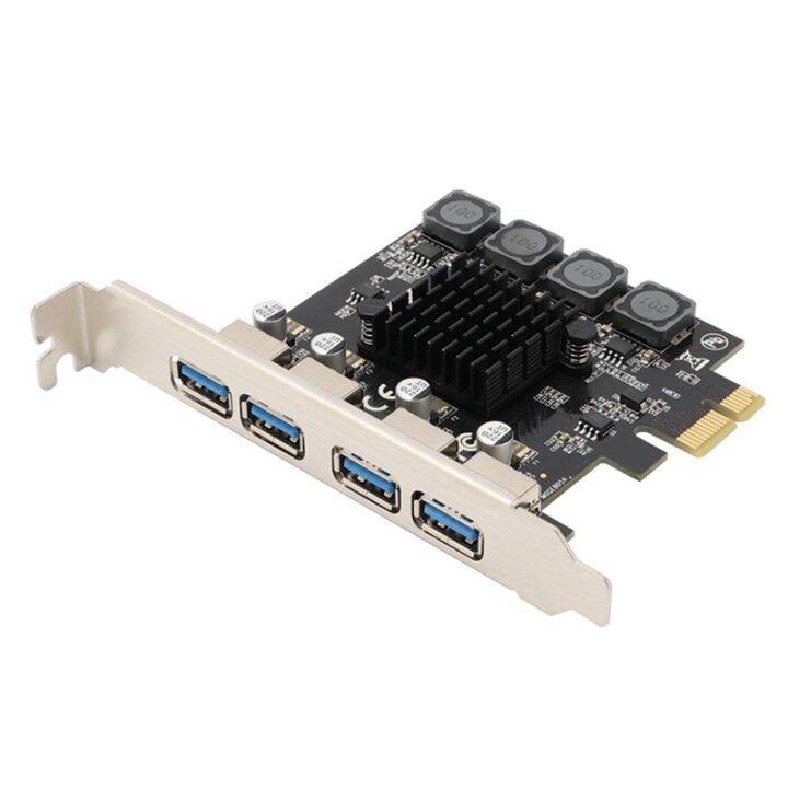 4 Port USB 3.0 PCI Express Card USB 3.0 PCI-E Expansion Card PCIE to ...