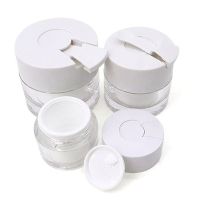 30g/50g Face Cream Jar Travel Refillable Bottles Lotion Cosmetic Container Empty Makeup Jar Sub-Bottle Pot with Hidden Spoon