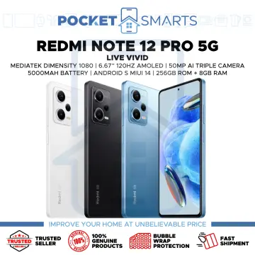 Xiaomi Redmi Note 12 Pro 5G Smartphone Android 12 Dimensity 1080 GPS Global  ROM