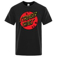 Stranger Things Text Man Tshirts Cotton Tee Clothes T Shirt Tshirt Comfortable Gildan