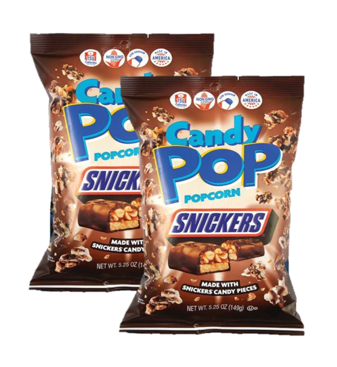 Cookie Pop Popcorn Snickers Snack Pop 5 25oz คุ๊กกี้ ป็อป ป็อปคอร์น