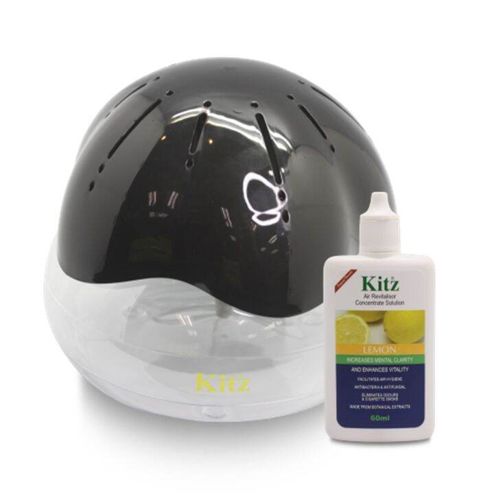 Kitz Domestic Air Revitalisor Petal (Black) with FREE Kitz 60 ml