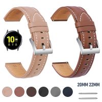 ⊕ Band for Samsung Galaxy Watch 4 3 41mm 45mm Wrist Strap Bracelet S3 42mm 46mm Active 2 Gear Leather Wristbands Belt 20mm 22mm