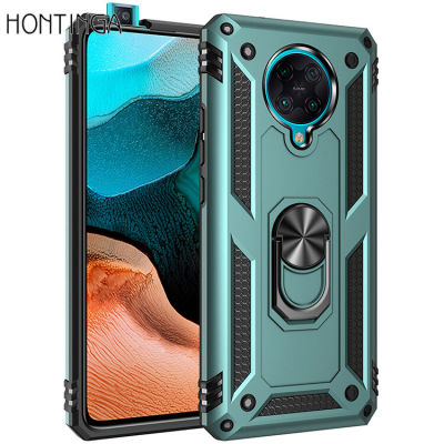 Hontinga คสโทรศัพท์ เคส Xiaomi redmi K30 Pro poco F2 Pro pocophone F2 Pro Caseพร้อมขาตั้งที่วางป้องกันฮาร์ดพีซีกลับปลอกปกฮาร์ดCaseสำหรับหนุ่มๆสาวๆผู้ชายผู้หญิง