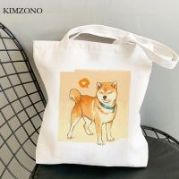 Shiba Inu shopping bag tote handbag shopping reusable shopper eco bag jute bolsas ecologicas woven grab Nails Screws Fasteners