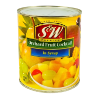 S&amp;W Orchard Fruit Cocktail In Syrup เอส&amp;ดับบลิว ฟรุตค็อกเทล 825 กรัม