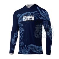 【CC】 Pelagic Mens Fishing Jersey Sleeve Performance Shirts UV Protection Hoodies Clothing Camiseta De Pesca