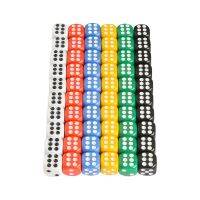 【YF】 10PCS/Lot D6 Number Dice for Bar Pub Club Party Board Family Game KTV Entertainment 14mm Multi Color High Quality Drinking Tool