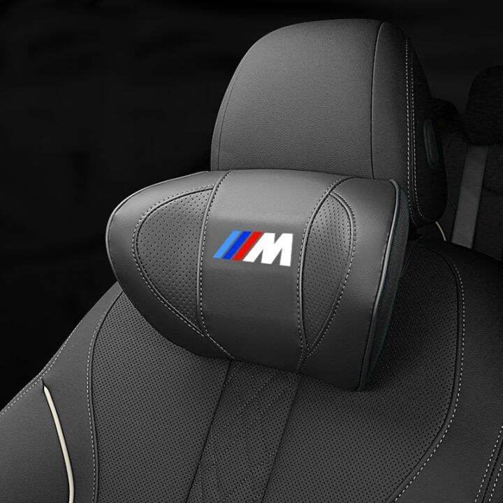 hot-gtistt-สำหรับ-bmw-m-หมอนรองคอในรถ-เบาะรองหลังรถยนต์-หมอนรองคอในรถยนต์-หนังpu-หมอนรองคอรถยนต์-หมอนลองคอรถยนต์-ที่รองคอในรถ-ของแต่งรถยนต์-แต่งรถภายในรถยนต์-สำหรับ-bmw-g20-f30-m2-2-f10-x2-e90-x1-e46-