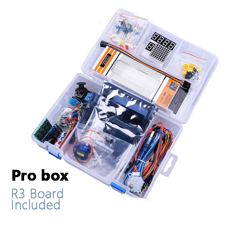 Basic Starter Kit For Arduino Uno Set R3 Diy Kit - R3 Board / Breadboard +  Retail Box - Integrated Circuits - AliExpress