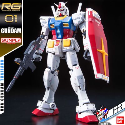 VCA ⭐️ BANDAI GUNPLA REAL GRADE RG 1/144 RX-78-2 GUNDAM ประกอบ หุ่นยนต์ โมเดล กันดั้ม กันพลา ของเล่น VCAGTH