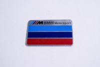 โลโก้ สติ๊กเกอร์รถยนต์ BMW///M Motorsport พื้นเงิน