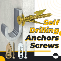 Self Drilling Anchors ScrewsHollow Wall Anchor Tapping Screw Hollow Wall Anchor Kit for Gypsum BoardInsulation Board