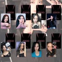 SONIA Fans 8ชิ้น/เซ็ตรูปภาพหอพัก Lisa Jisoo เด็กหญิงบัตรกลุ่มไอดอลอัลบั้มโปสการ์ดสีชมพูสีดำ