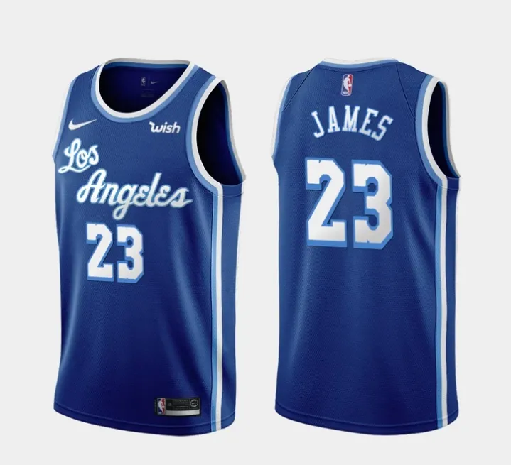 Nike NBA Los Angeles Lakers 2020 LeBron James Classic Edition Swingman Jersey Rush Blue