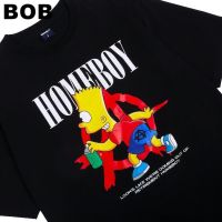 BoB-Homeboy HB.SIMPSON เสื้อยืดโอเวอร์ไซส์unisex SMLXL2XL3XL polo