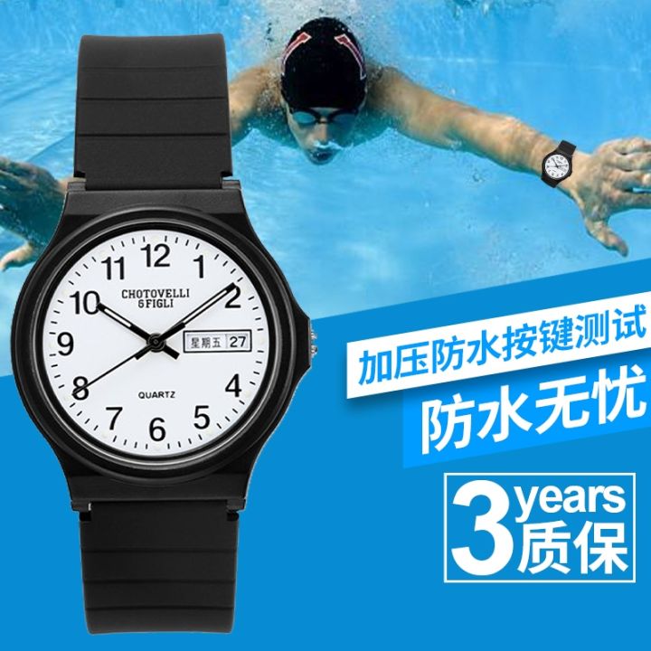 july-hot-exam-watch-for-male-students-junior-high-school-special-mute-luminous-electronic-watch-childrens-waterproof-unisex