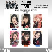 IVE อัลบั้ม I Ve Sound Wave PhotoCards คอลเลกชัน Withmuu Iam Lomo การ์ด Yujin Gaeul Rei Liz Leeseo Wonyoung โฟโต้การ์ดรูปภาพ6ชุดต่อชุด