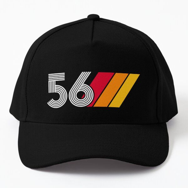 number-56-retro-fifty-six-years-birthd-baseball-cap-hat-spring-casual-fish-sun-women-boys-sport-bonnet-black-mens