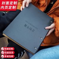 [COD] loose-leaf notebook detachable business notepad imitation leather conference work record book binder can be