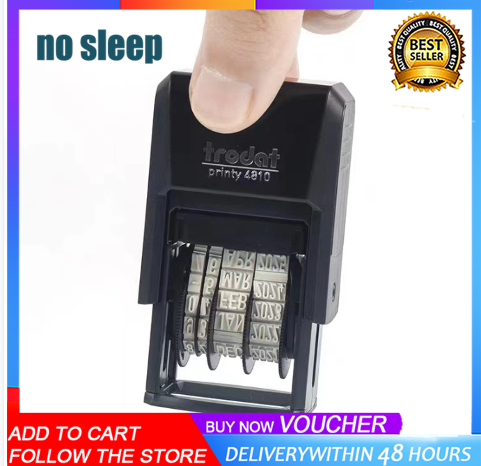 Trodat 4810 ink return custom adjustable date time stamp Manufactured