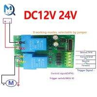 บอร์ดรีเลย์อุปกรณ์ควบคุมมอเตอร์กระแสตรง30A 12V 24V สวิตช์หยุดขีดจำกัดเดินหน้าสำหรับเครนประตูโรงรถลิฟต์วงจรไฟฟ้าและชิ้นส่วน