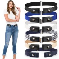 1Pcs for Men Women Invisible No Buckle Waist Belt Stretch Elastic Buckle-Free Polyester/Rubber Belts