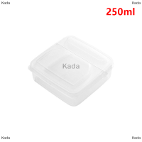 Kada กล่องใส่เครื่องเทศแบบฝาพับใส250 500 600 800มล. กล่องบรรจุภัณฑ์ย่อยมีเถ้าเต็มไปด้วยพริกไทยแห้งและพริกไทยปรุงรส