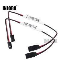 INJORA 2Pcs Multi-function Light Controller Switch Wire for 1:8 1:10 RC Car Axial SCX10 TRX4 Tamiya HPI MST RC Model