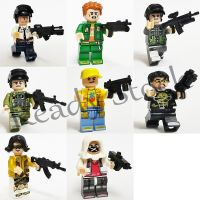 【hot sale】 ❈ B02 Stock [ building block doll] accessories childrens toys Marvel hero iron man US captain spider man Altman counter terrorism Force Police Firefighter Ninja