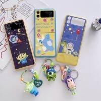 Pretty Monster University ไมค์ซัลลีย์มนุษย์ต่างดาวทอยสตอรี่ Buzz Lightyear กับ Gadgets เคสโทรศัพท์สำหรับ Samsung Z Flip3 Zflip4สำหรับ Samsung Z Flip3 Z Flip4สำหรับ Z Flip4น่ารักน่ารักการ์ตูนที่ไม่ซ้ำกัน Trendy Soft สำหรับ Zflip3 Zflip4ฝาครอบ